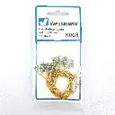 Set de 10 éclairages LED pour maison Viessmann 6008 - HO 1/87 - Précablées - 2