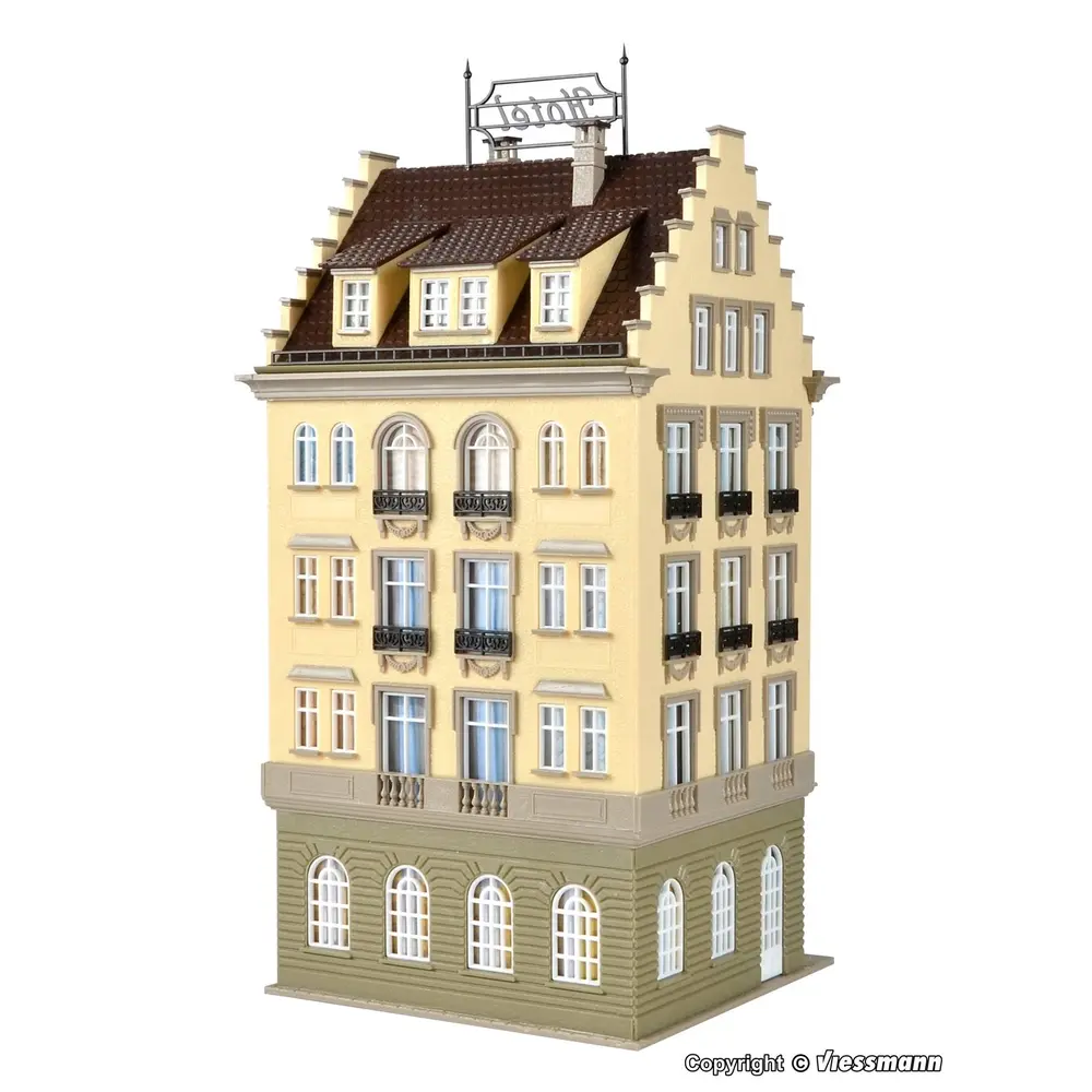 Hôtel romantique 4 faces - VOLLMER 43772 - HO 1/87 - 2