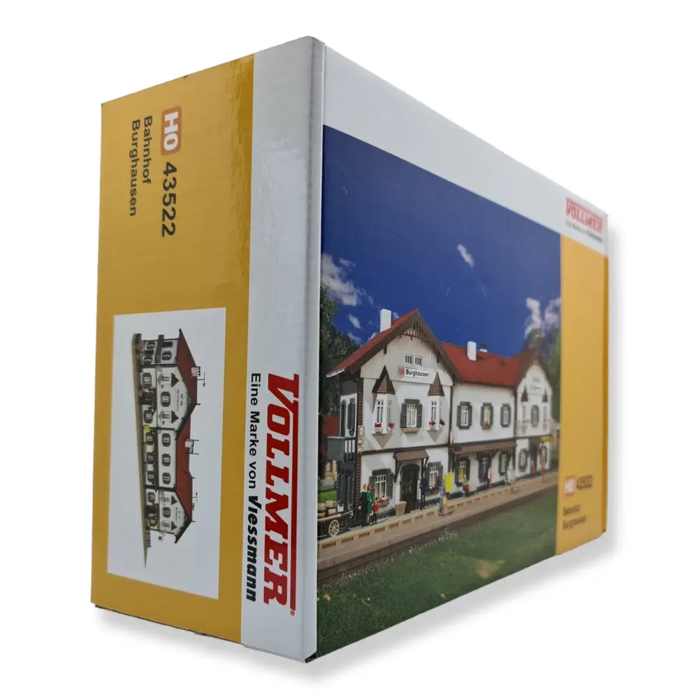 Gare "Burghausen" Vollmer 43522 - HO  1/87 - 446 x 125 x 140 mm - 2