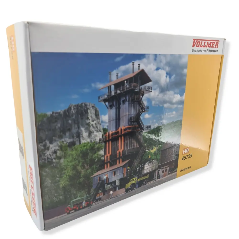 Raffinerie de Chaux avec passage pour locomotives - VOLLMER 45725 - HO 1/87 - 4