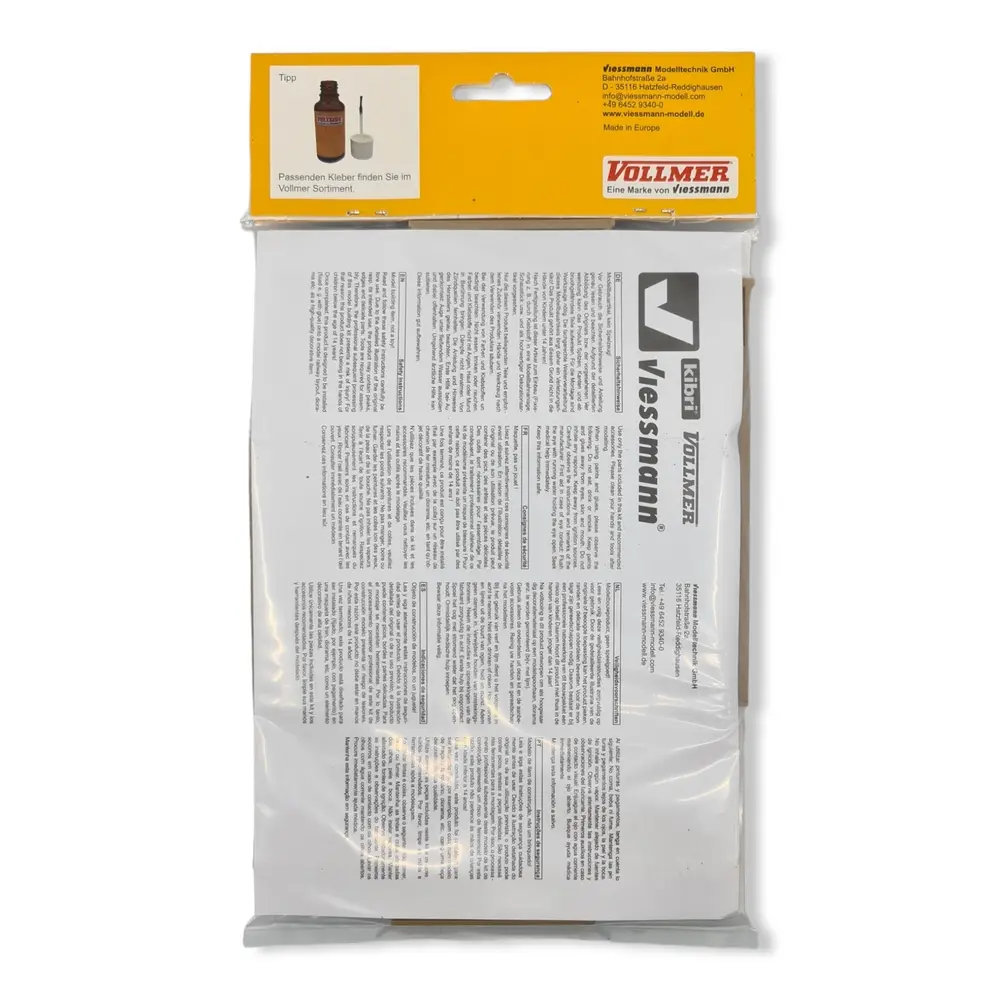 Lot 2 portails de tunnel pour double voie + fixation - VOLLMER 42503 147x8x149mm - 4