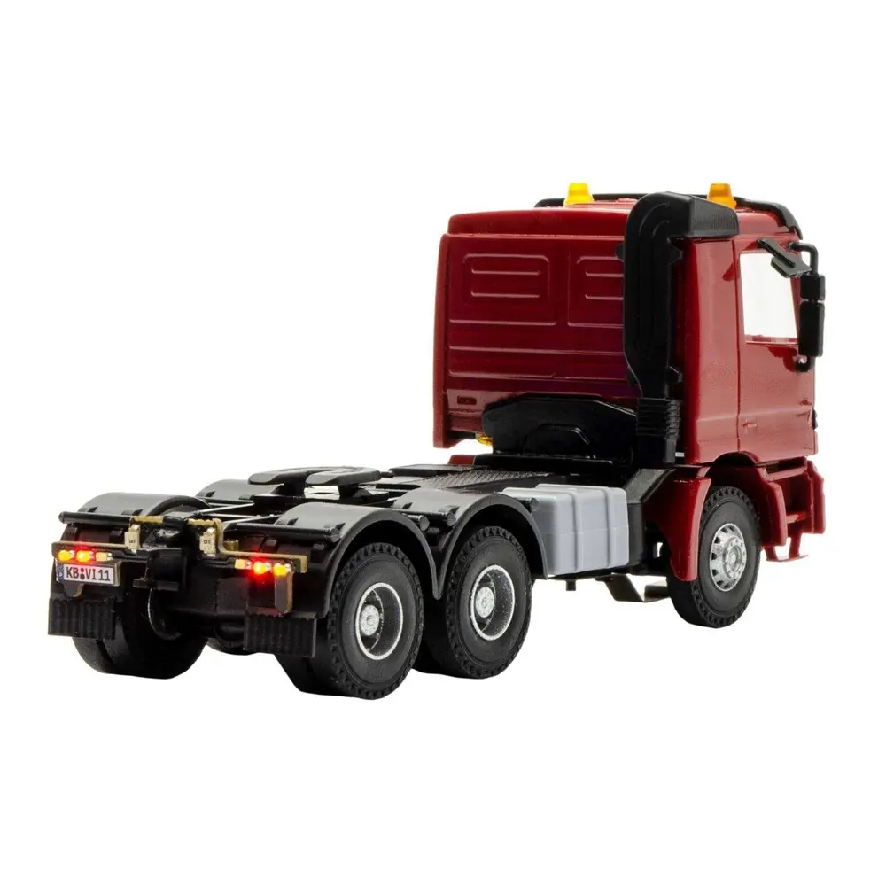 Camion motorisé Mercedes-Benz ACTROS Viessmann 8011 - HO 1/87 - livrée rouge - 2