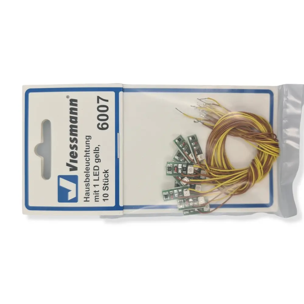 Lot de 10 LED jaune pour éclairage maison VIESSMANN 6007 - Toutes échelles - 3