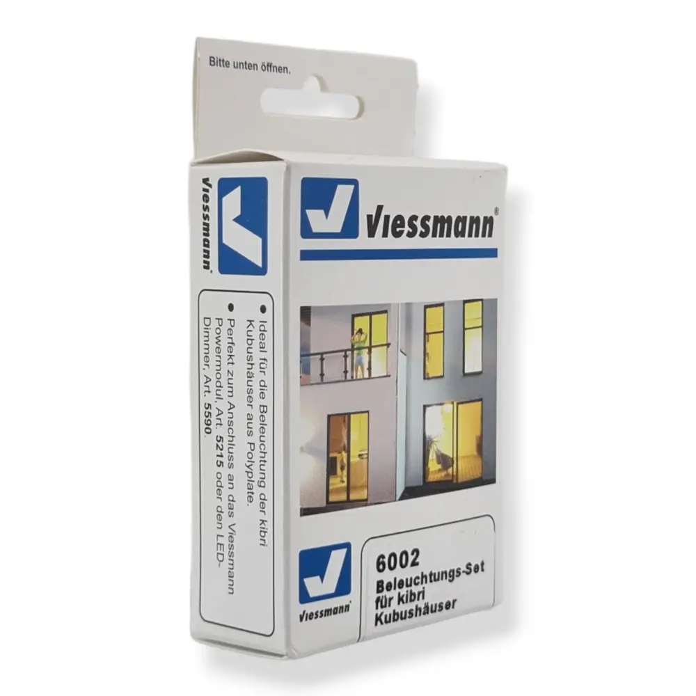 Un Kit d'éclairage pour maison cubique kibri - VIESSMANN 6002 - - 2