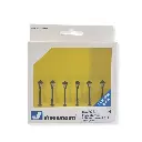 Lot de 6 lanternes de parc Viessmann 64706 - N 1/160 - éclairage LED - hauteur 33 mm - 2