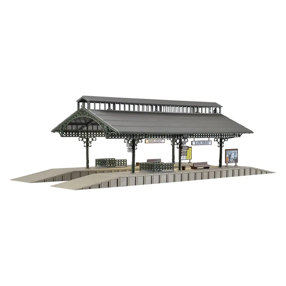 Quai couvert - VOLLMER 43545 - HO 1/87 - 2