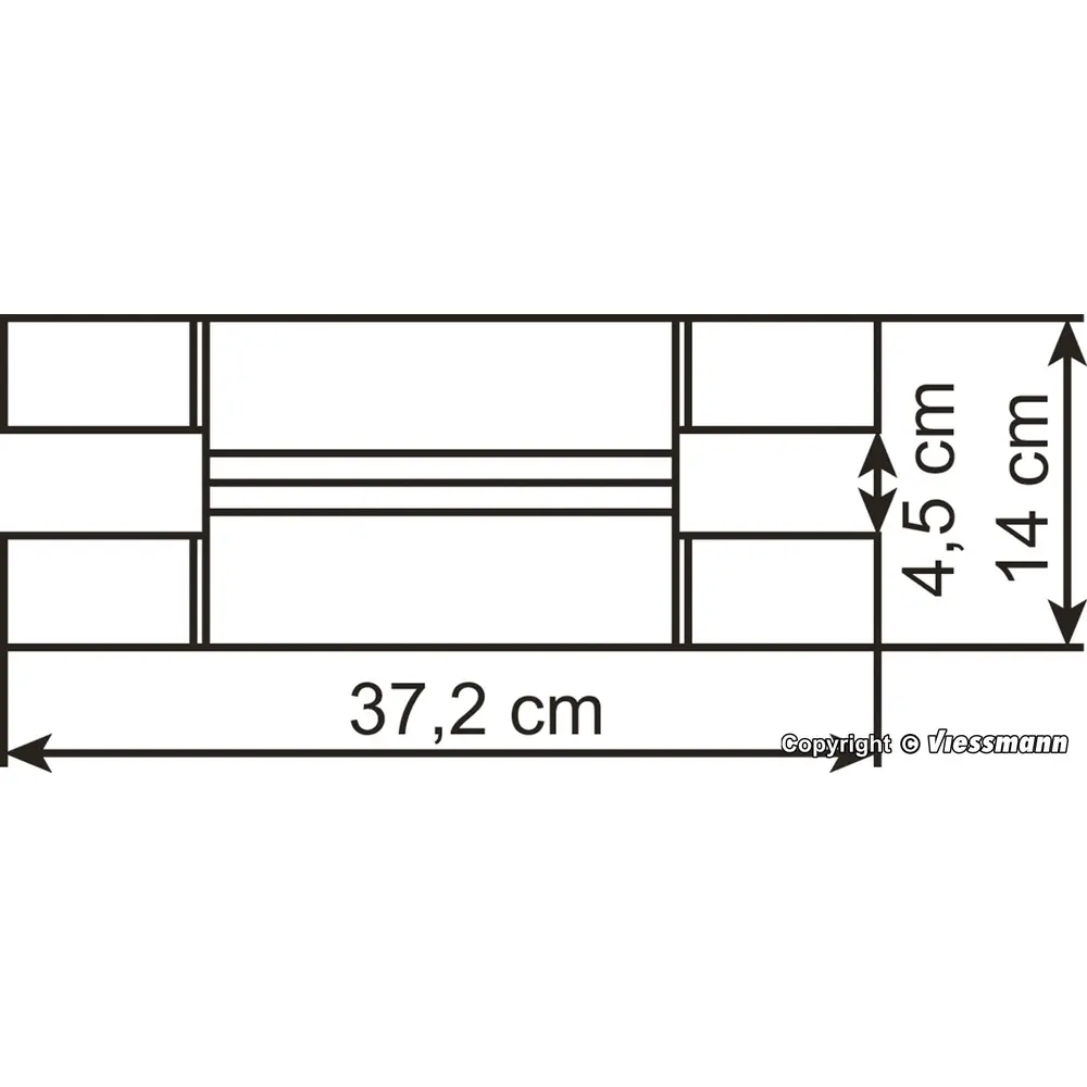 Quai couvert - VOLLMER 43545 - HO 1/87 - 6