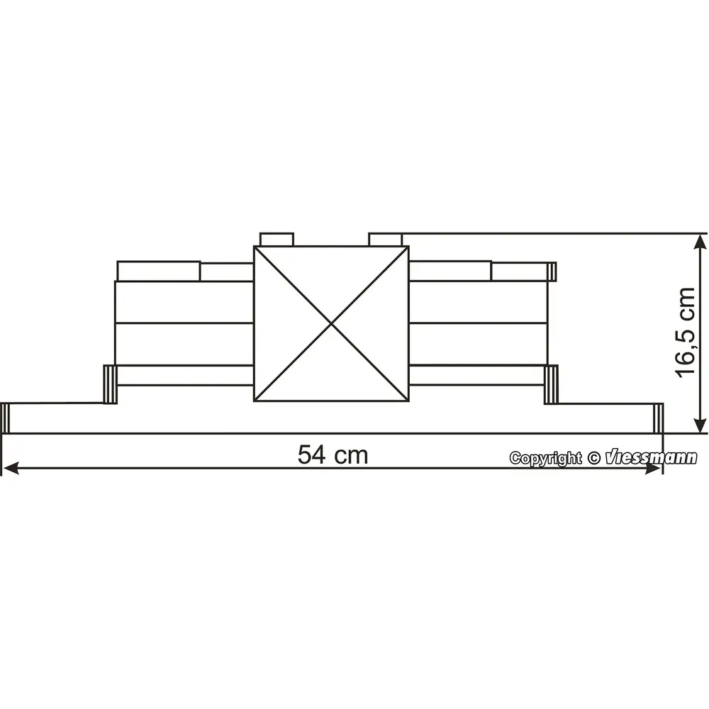 Gare de Kulmbach - Vollmer 43451 - HO 1/87 - 4