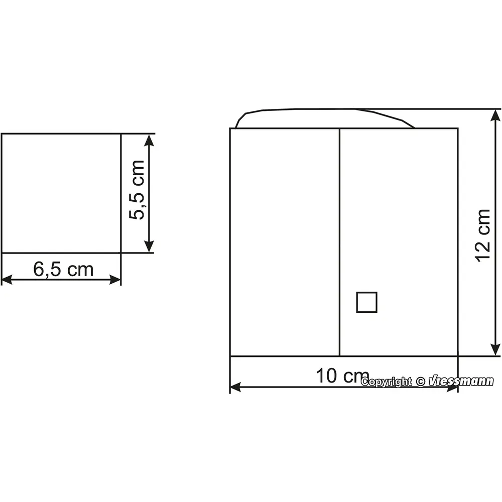 Maison d'hôtes avec abri voiture - Vollmer 43961 - HO 1/87 - 5