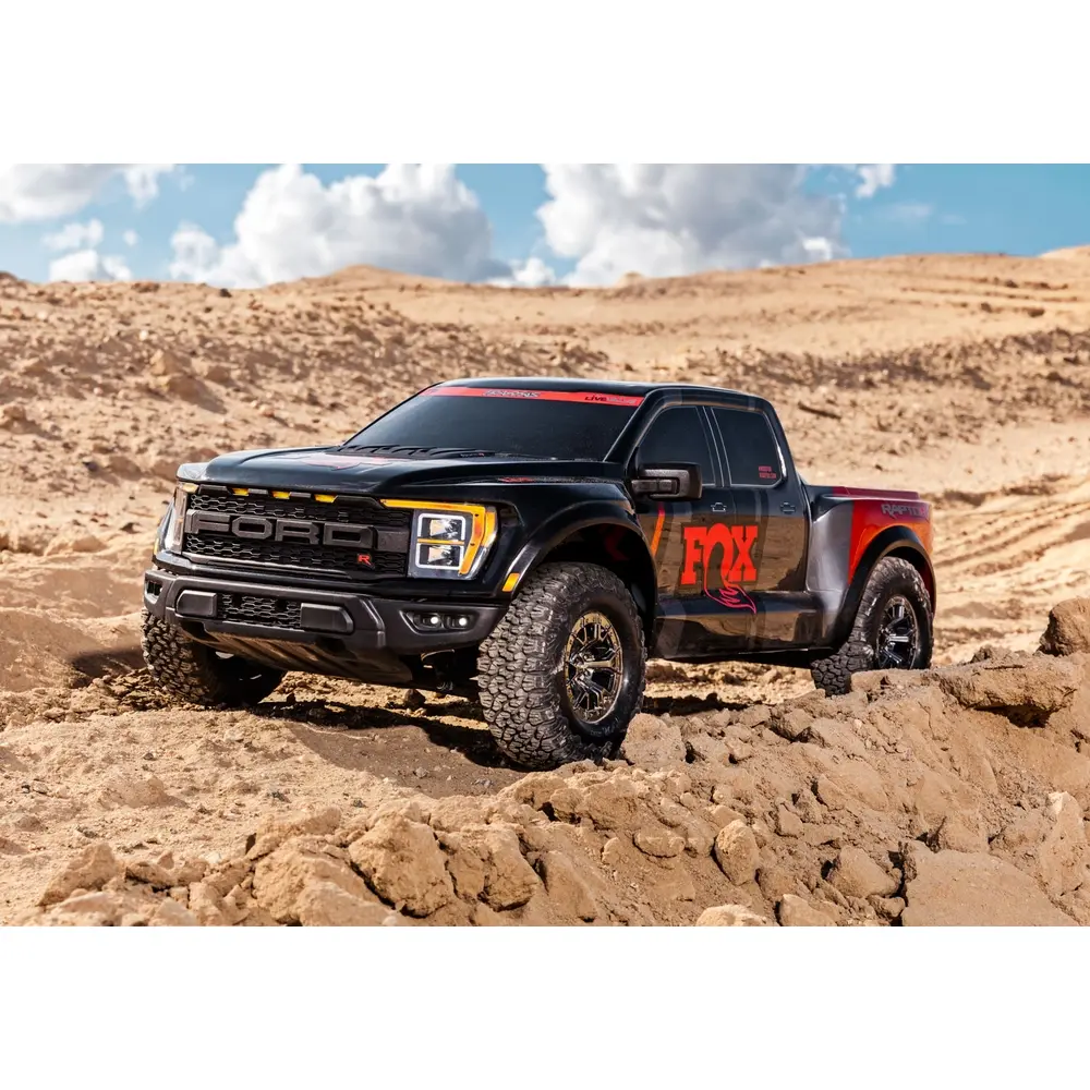 Off-Road Truck - Ford F-150 Raptor R 4x4 RTR FOX - Traxxas 101076-4-FOX - 1/10 - 8