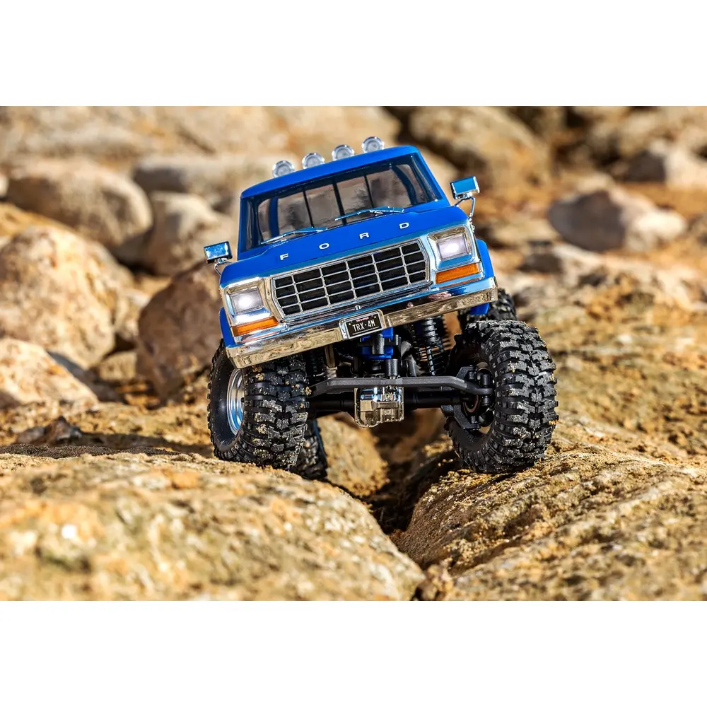 Crawler - TRX-4M Ford F-150 Ranger XLT bleu 100% RTR - Traxxas 97044-1-BLUE - 1/18 - 5