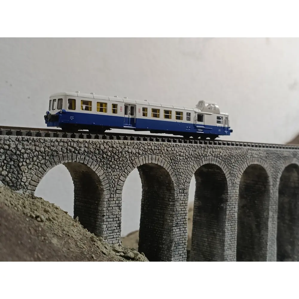 Autorail Diesel Analogique XBD 93953 GRG - TRAINS160 16068 - SNCF - N : 1/160 - EP. IV  - 6