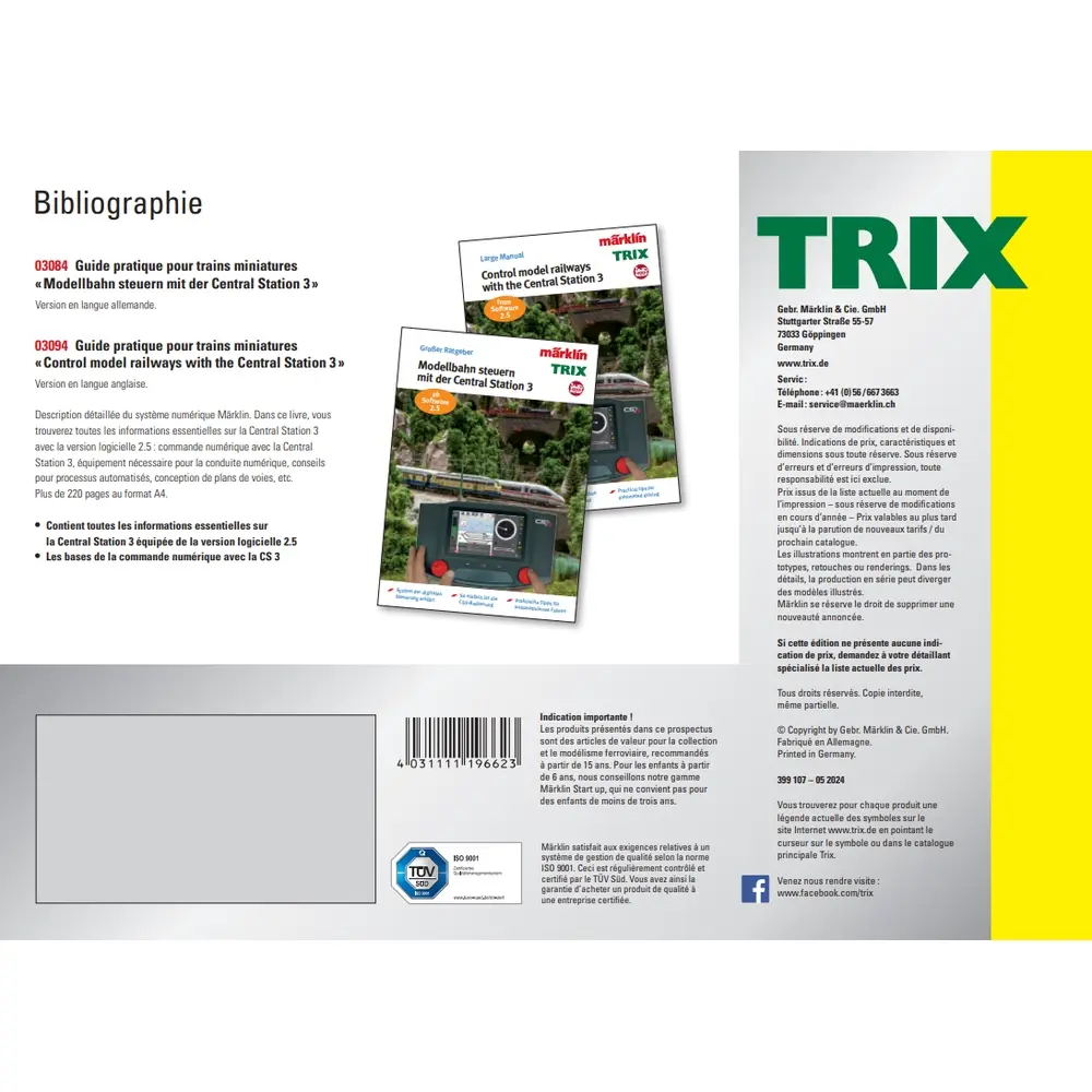 Dépliants nouveautés été 2024 - Trix TR-DEP-ETE2024 - 15 pages - Français - 2