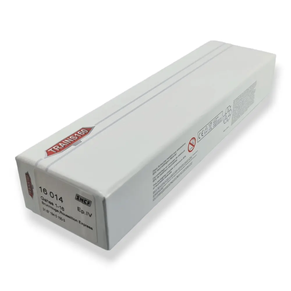 Wagon couvert à bogies Gahss 9-16 - TRAINS160 16014 - N : 1/160 - SNCF - EP. IV  - 4