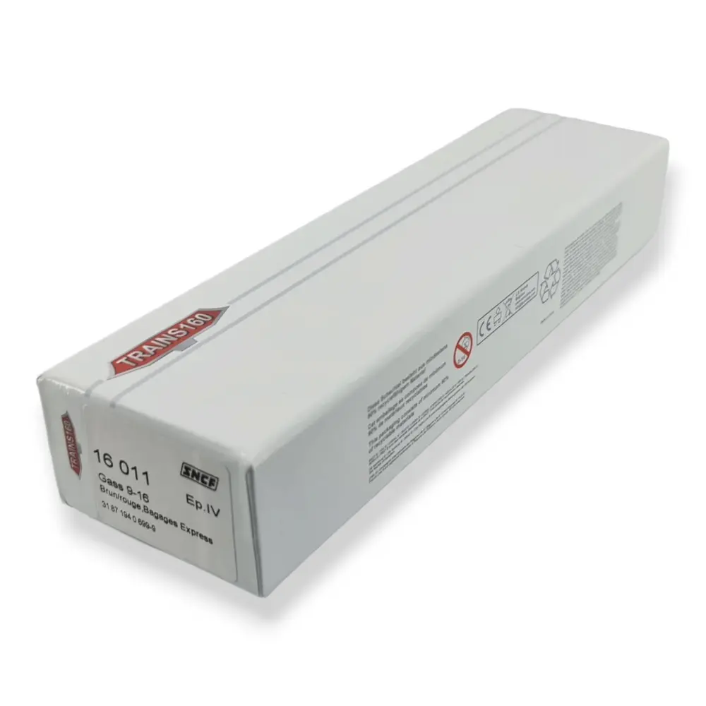 Wagon couvert Gass 9-16 - TRAINS160 16011 - N : 1/160 - SNCF - EP. IV  - 4