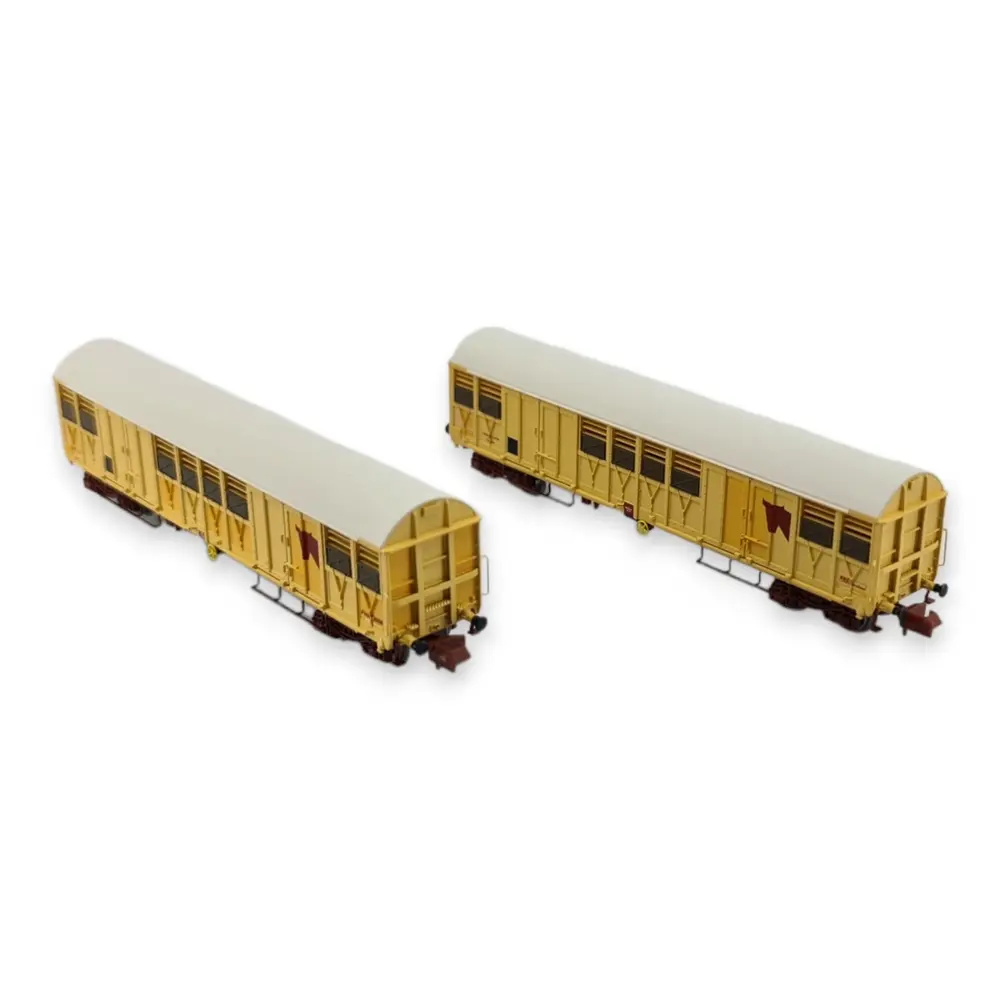 Coffret wagons couverts - Trains160 16020 - N 1/160 - SNCF - 2