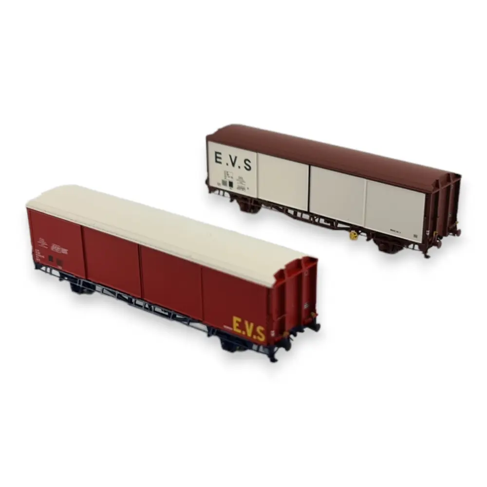 Set wagons de marchandises EVS Trains160 16032 - N 1/160 - SNCF - Ep IV - 2