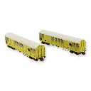 Coffret wagons couverts - Trains160 16017 - N 1/160 - SNCF - 2