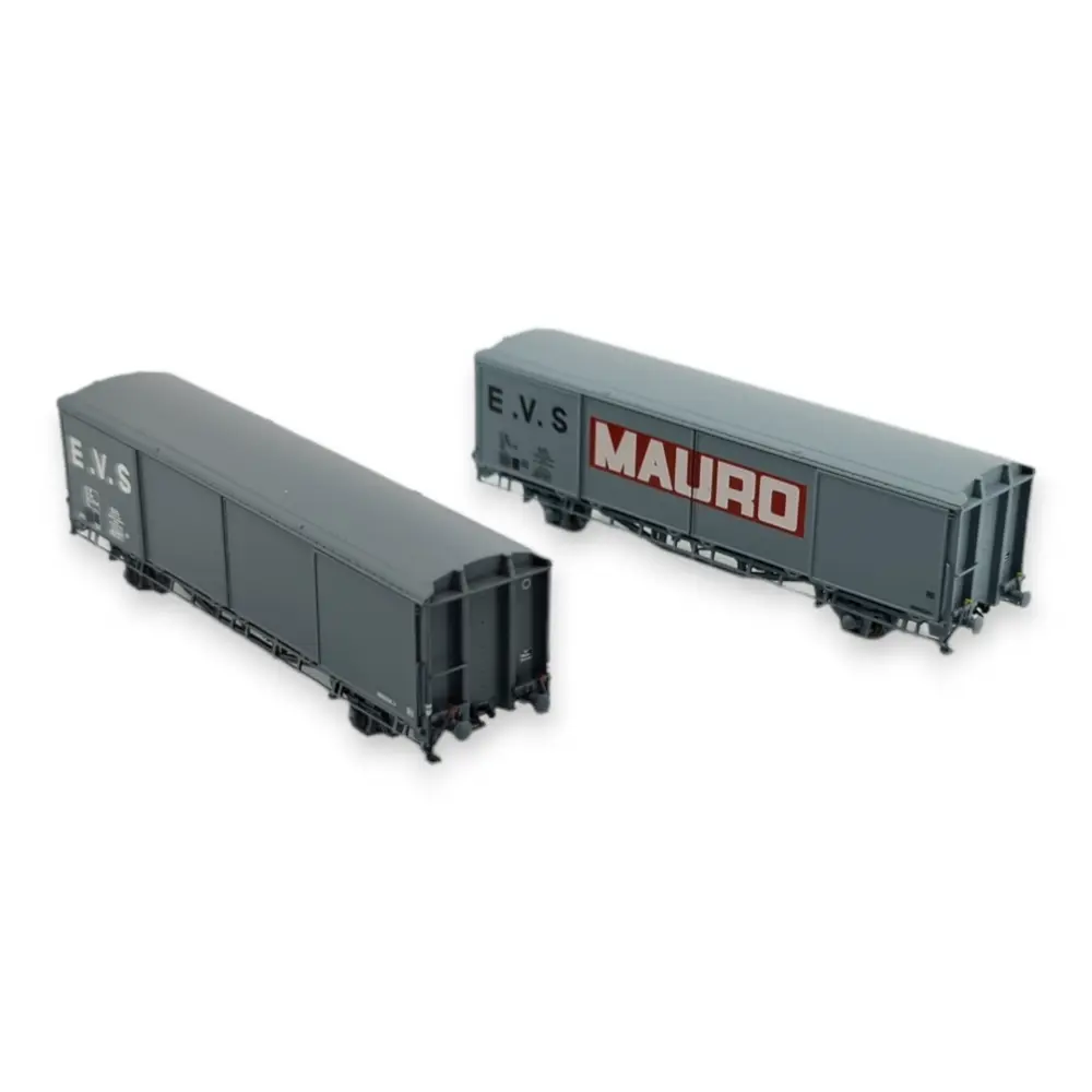 Set 2 wagons couverts EVS Hbis & Hs - Trains160 16035 - N : 1/160 - SNCF - EP. IV/V  - 2