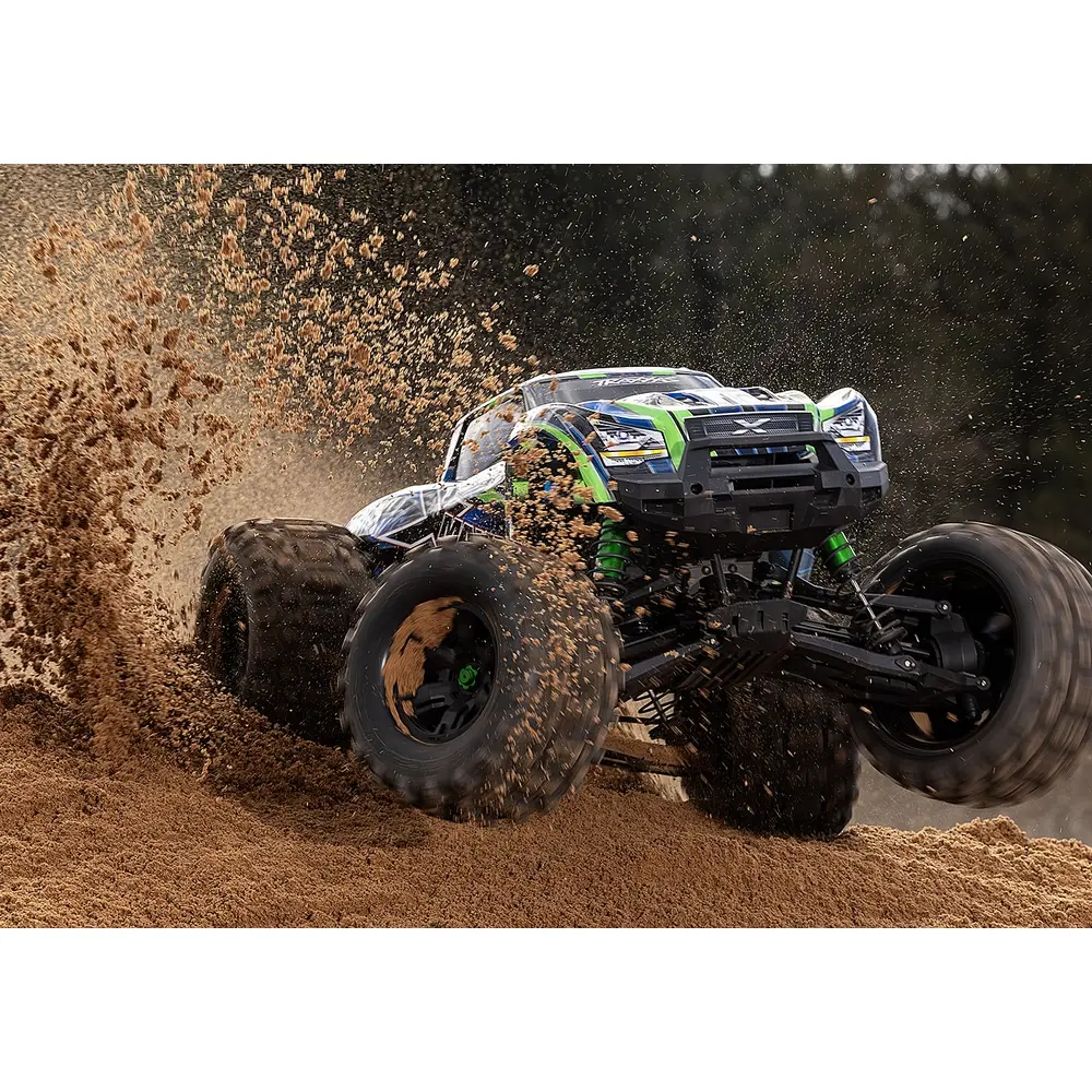 Monster Truck - X-Maxx 4x4 8S RTR Vert - Traxxas 77086-4-GRNX - 1/5 - 4