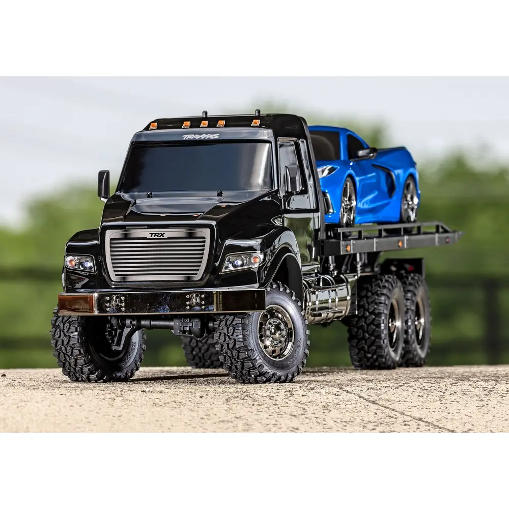 Camion à plateau TRX-6 Ultimate RC Hauler 6x6 RTR avec treuil - Traxxas 88086-84-BLK - 1/10 - 34