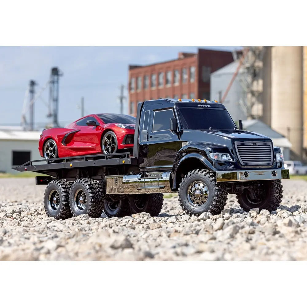 Camion à plateau TRX-6 Ultimate RC Hauler 6x6 RTR avec treuil - Traxxas 88086-84-BLK - 1/10 - 38