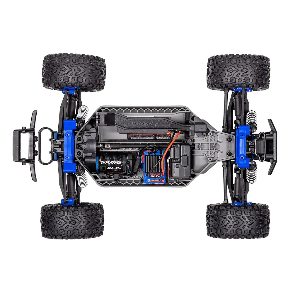 Stadium Truck - Rustler 4x4 brushless 2S RTR - Traxxas 67164-4-BLUE - 1/10 - 3