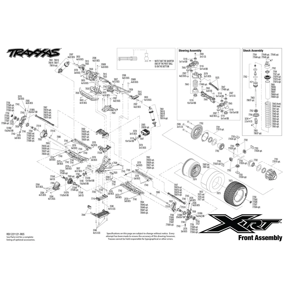 XRT VXL 8S TSM RTR - Traxxas 78086-4-GRN - 1/6 - 58