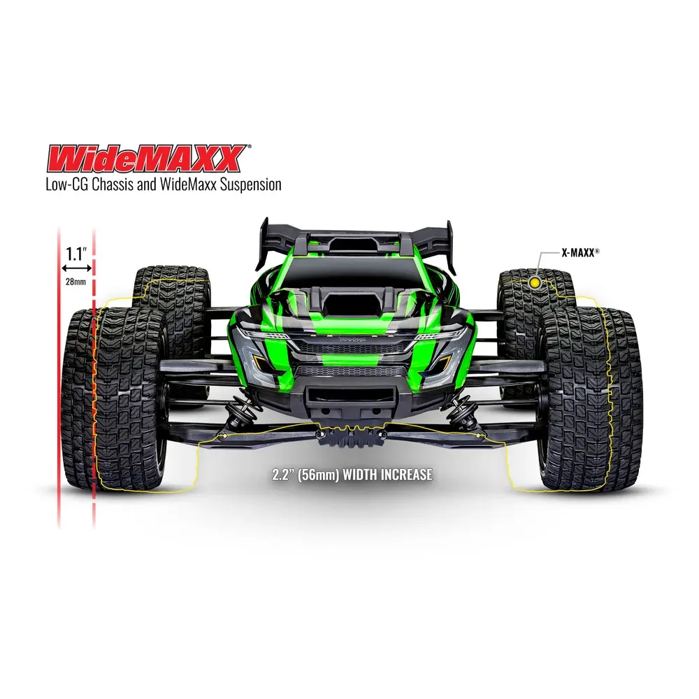 XRT VXL 8S TSM RTR - Traxxas 78086-4-GRN - 1/6 - 50