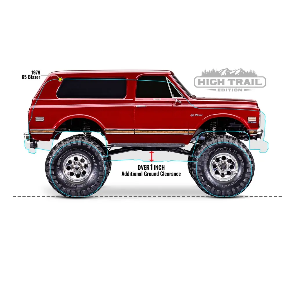 TRX-4 Chevrolet K5 Blazer 1972 High Trail RTR - Traxxas 92086-4-FD - 1/10 - 16