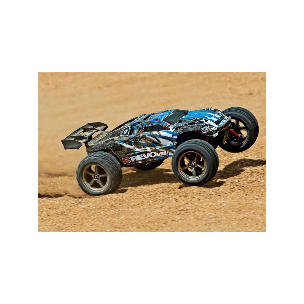 Mini E-revo brushless VXL TSM USB RTR - Traxxas 71076-8-BLUEX - 1/16 - 14