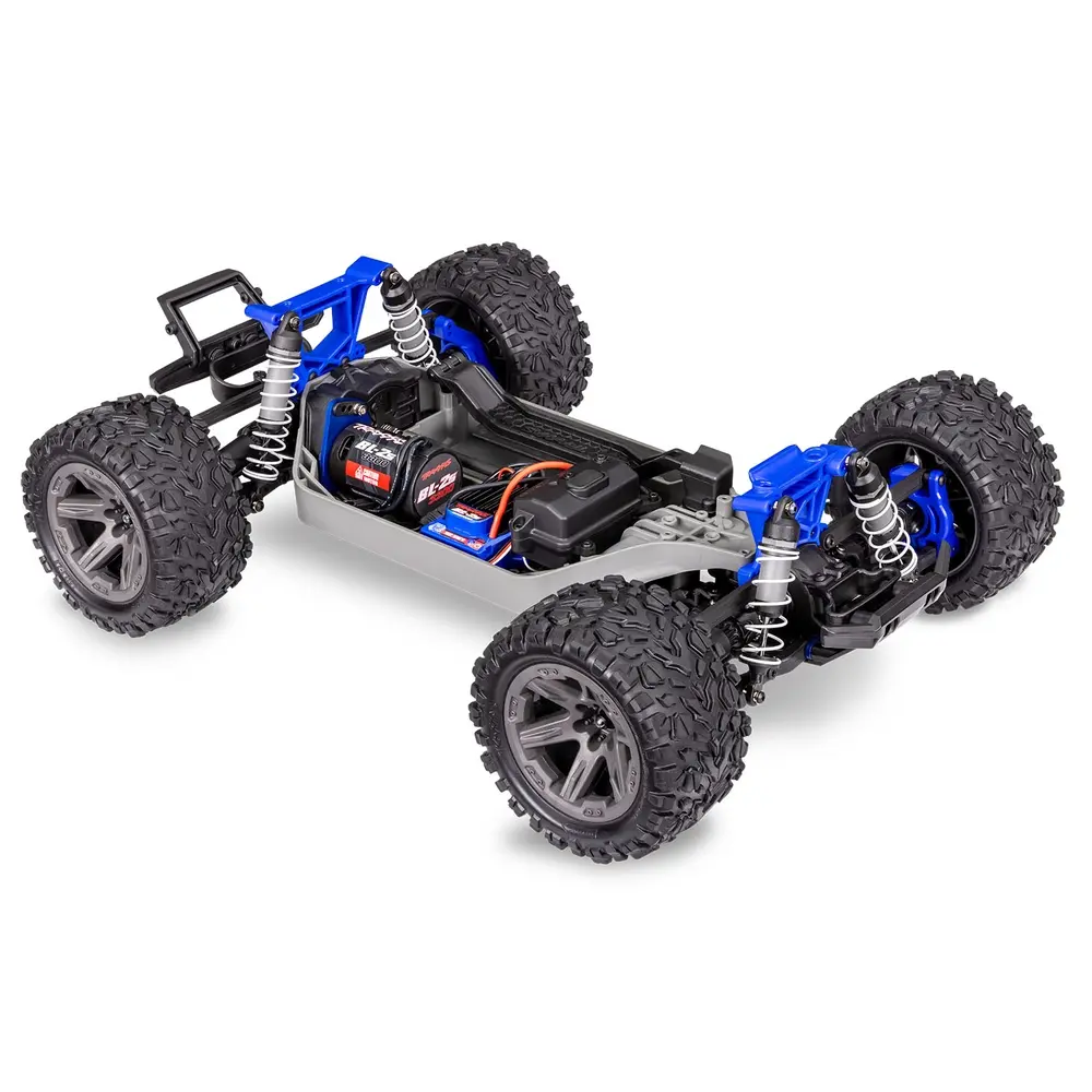 Stadium Truck - Rustler 4x4 brushless 2S RTR - Traxxas 67164-4-BLUE - 1/10 - 2