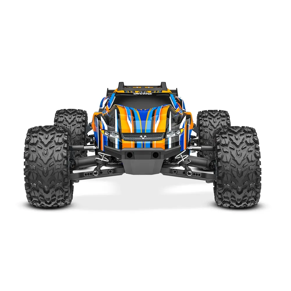Rustler 4x4 HD VXL Brushless 3S Clipless TSM RTR - Traxxas 67376-4-ORNG - 1/10 - 2