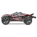Rustler 4x4 HD VXL 3S Clipless TSM RTR - Traxxas 67376-4-RED - 1/10 - 2