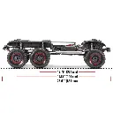 TRX-6 Mercedes Benz Classe G 63 AMG 6x6 Clipless RTR - Traxxas 88296-4-BLK - 1/10 - 25
