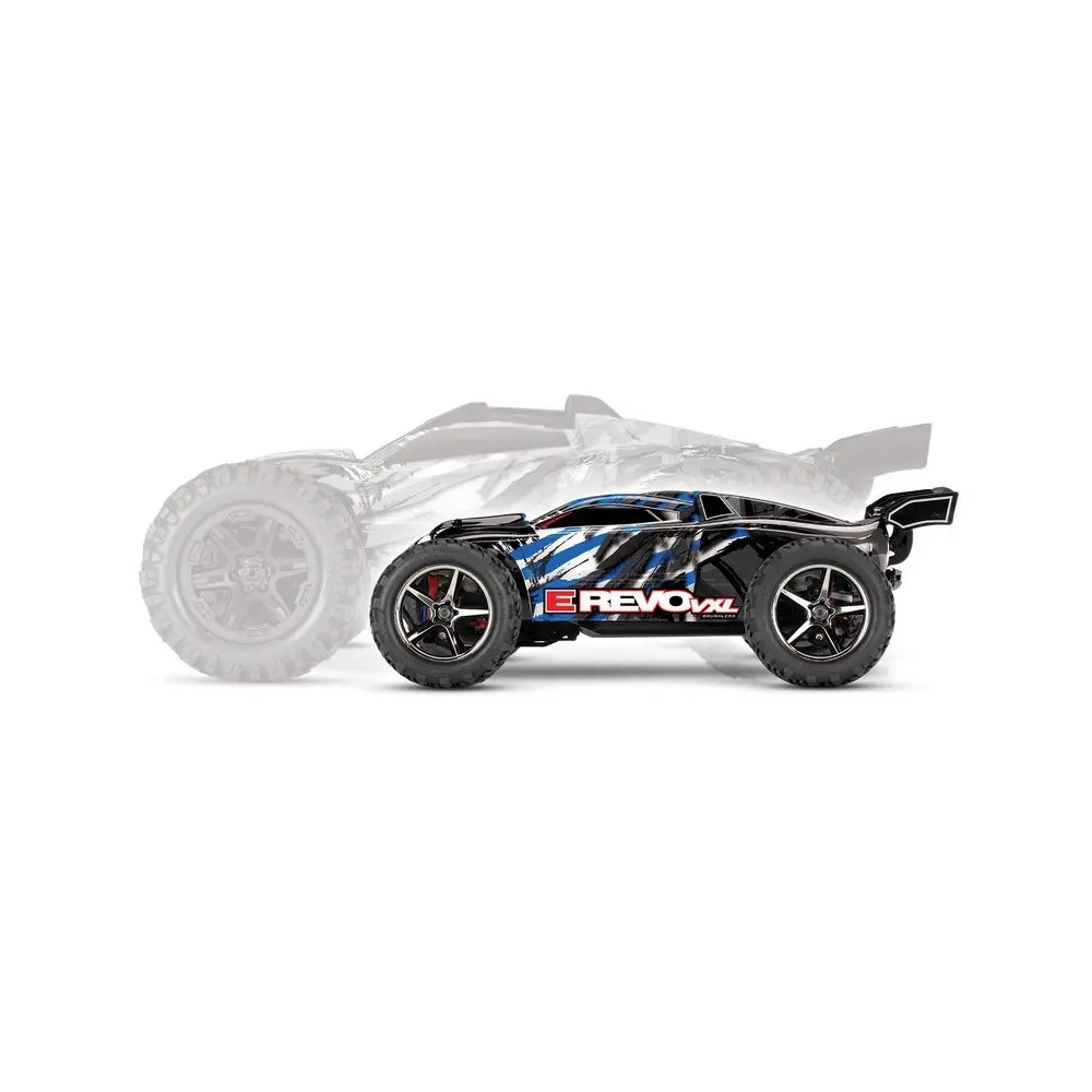 Mini E-revo brushless VXL TSM USB RTR - Traxxas 71076-8-BLUEX - 1/16 - 10