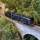 Locomotive à vapeur série 13 EST - Trix 25241 - HO 1/87 - SNCF - Digital sound fumigène - 2R - 4