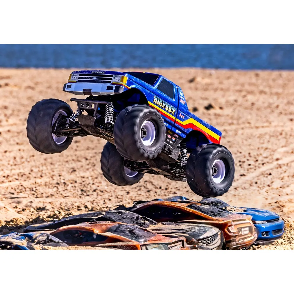 Monster Truck Bigfoot 4x4 BL-2s RTR - Traxxas 67134-4-BLUE - 1/10 - 24