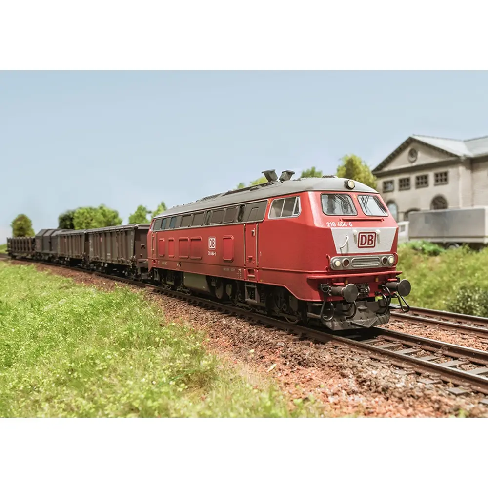 Locomotive diesel série 218 - TRIX T22487 - DB AG - HO 1/87 - EP. V - Digital sound - 2R - 3