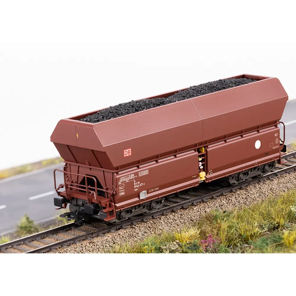 Coffret de wagons à déchargement automatique Falns 182 - Trix T24182 - DB AG - HO 1/87 - EP. VI - 2R - 3