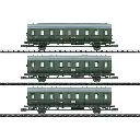 Coffret de voitures Trafic local de la DR - MINITRIX T18277 - DB - N 1/160 - EP. III - 2R - 2