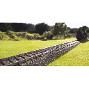 Rail courbe R5 30° Trix 62530 - Rayon 643,6 mm - HO : 1/87 - Code 83 - Voie C - 2