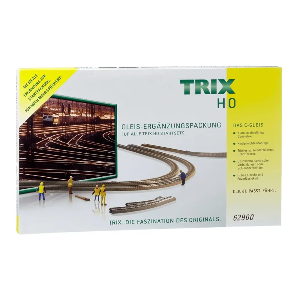 Grand coffret de voies C1 Trix 62900 - HO : 1/87 - Code 83 - Voie C - 2