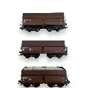 Coffret de 3 wagons à déchargement automatique - Trix 24121 - HO 1/87 - OBB - Ep IV - 2R - 3