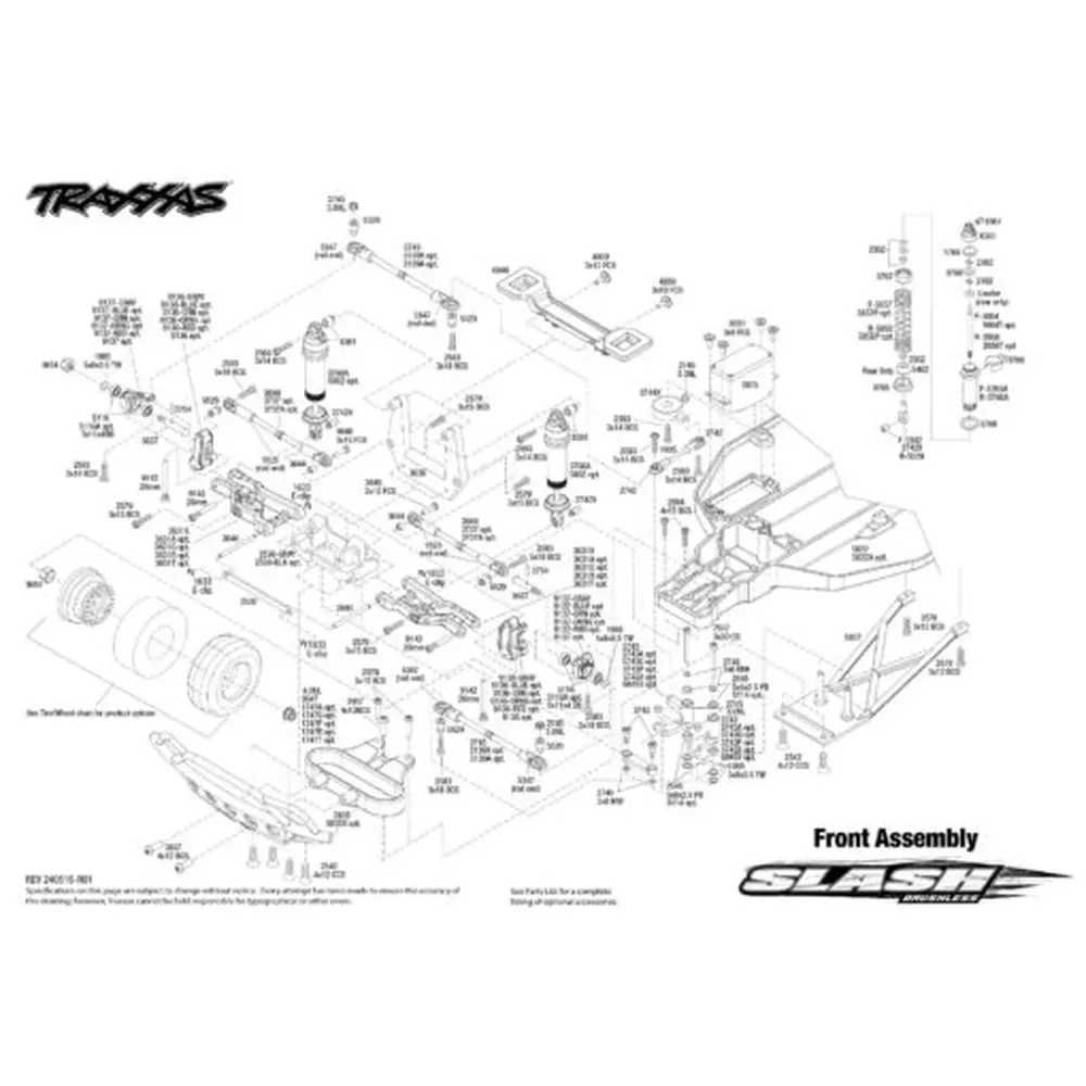 Slash Brushless 2S 4x2 kit à monter V2 - Traxxas 58314-4 - 1/10 - 8