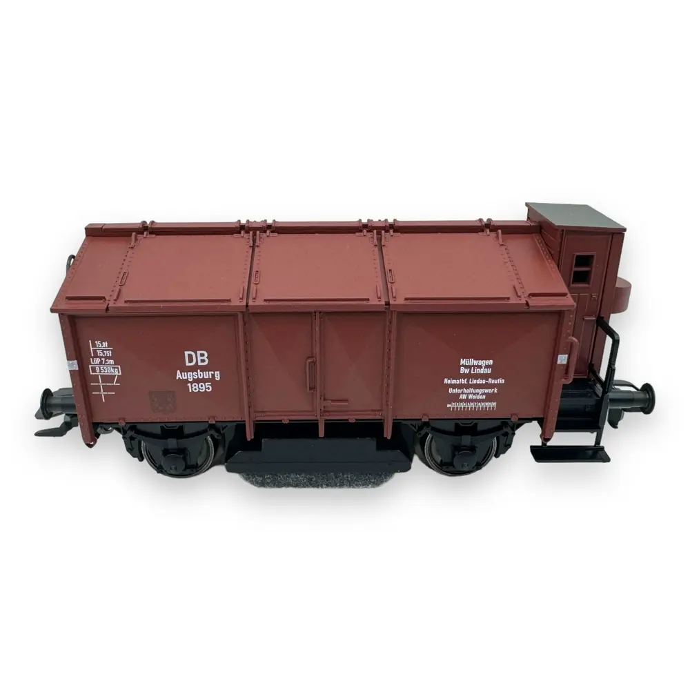 Wagon nettoyeur type K 15 - Trix 24050 - HO 1/87 - DB - Ep III - 2R - 3