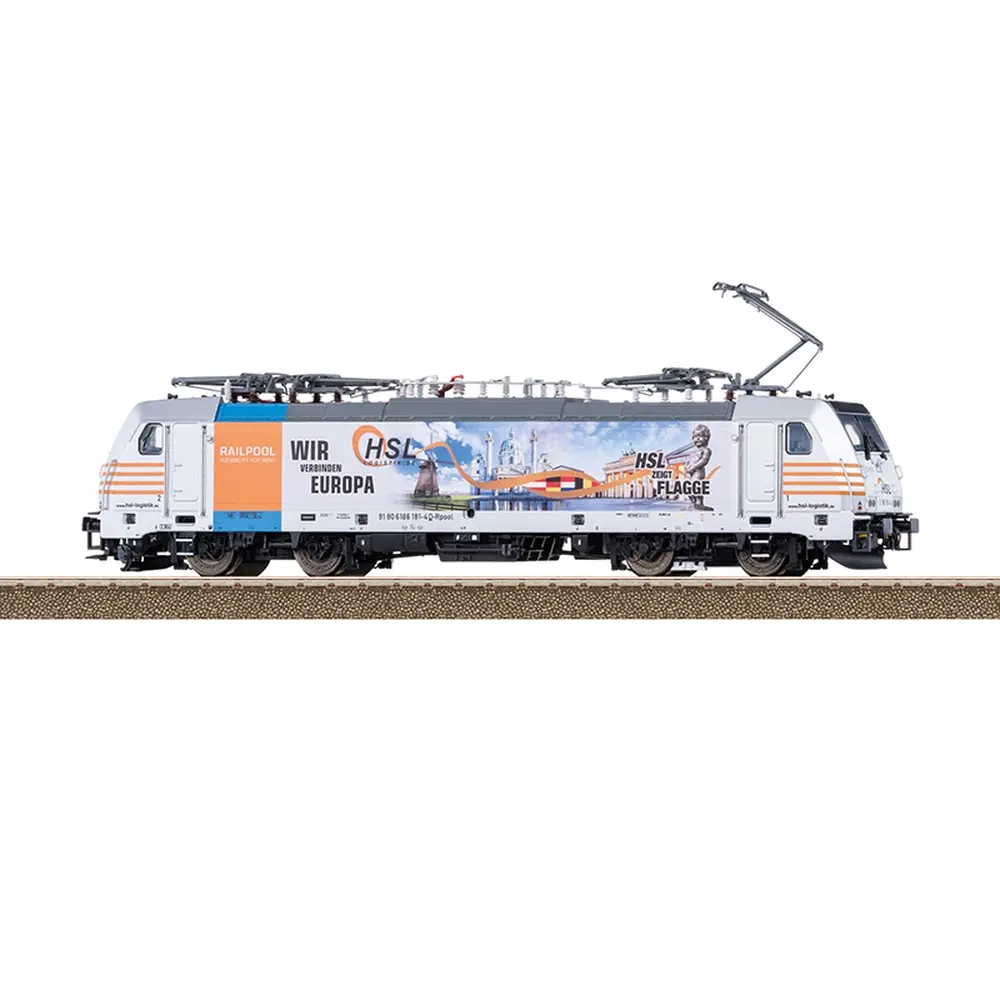 Locomotive électrique série 186 - TRIX T25803 - privée - HO 1/87 - Ep. VI - Digital sound - 2R - 2