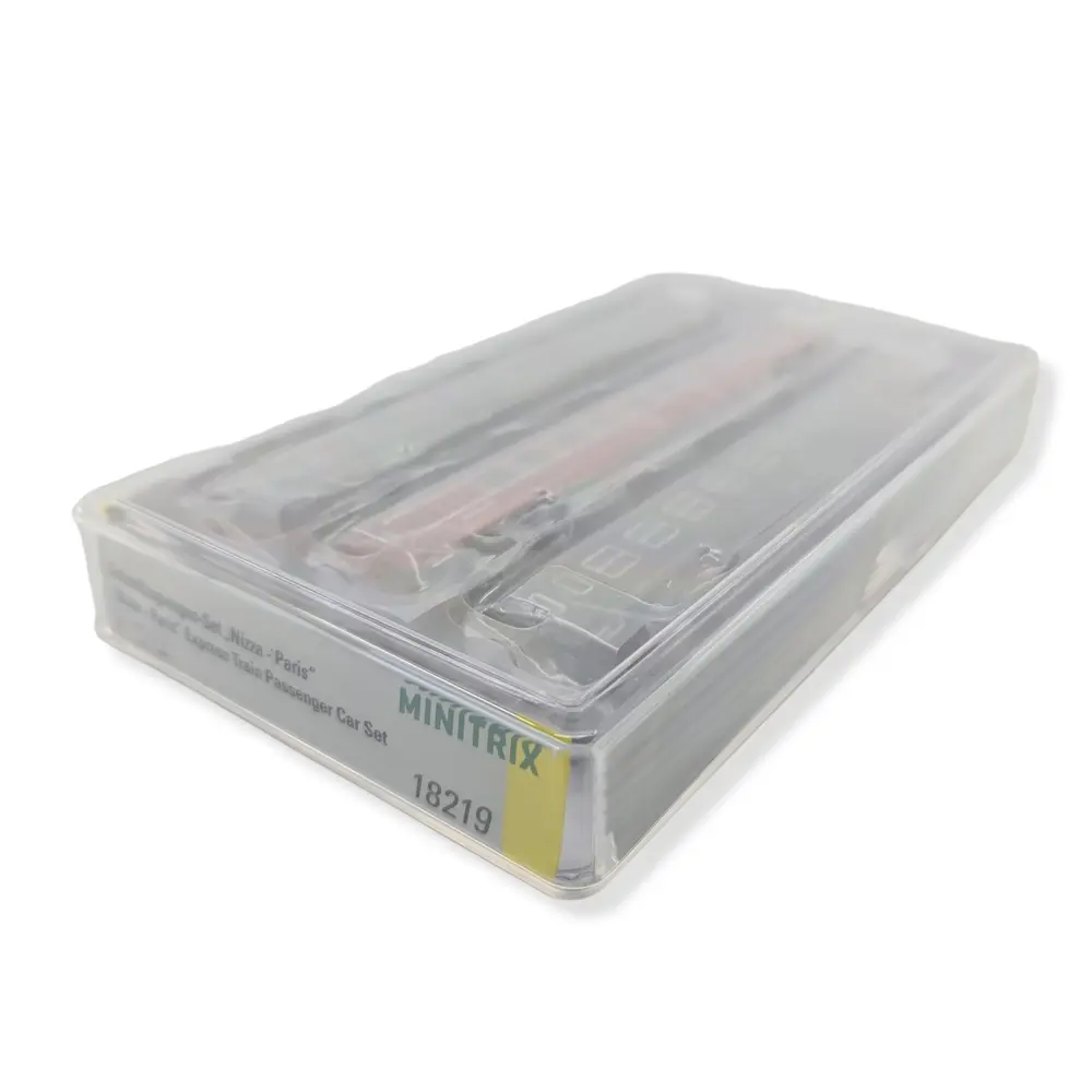 Set 3 voitures grande ligne "Nice-Paris" MINITRIX 18219 - SNCF - N 1/160 - EP IV - 4
