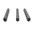 Set de 3 voitures grandes  lignes "Le Capitole" MINITRIX 18218 - SNCF - N 1/160 - 3