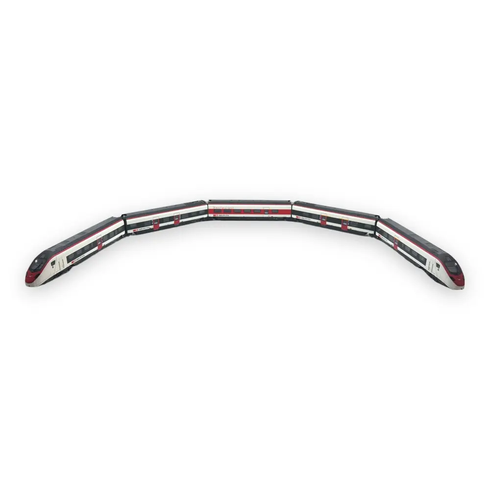 Set 5 éléments TGV RABe 501 Giruno - Trix 25810 - HO 1/87 - CFF - Ep VI - Digital sound - 2R - 2